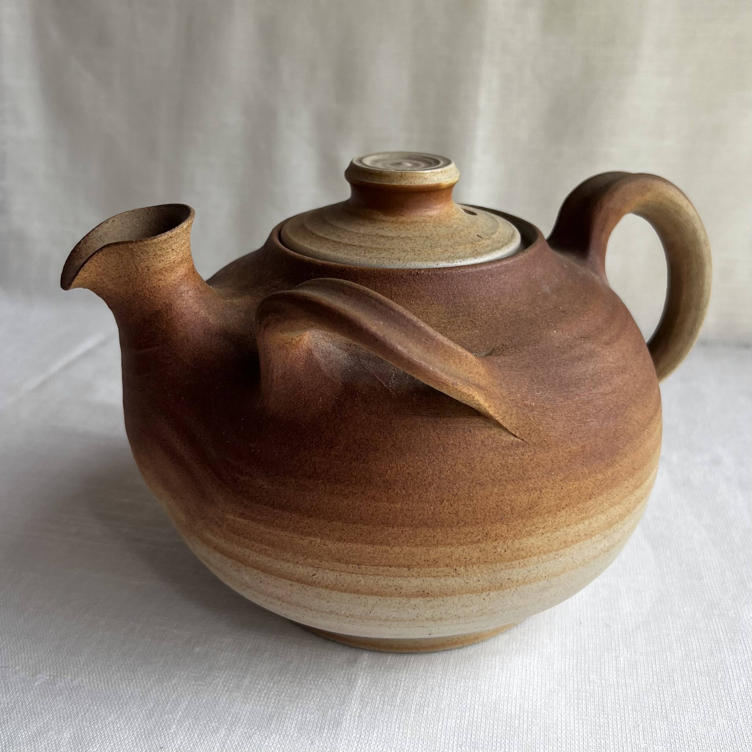 Large Stoneware Teapot Karlslunde Ceramics, Denmark – 1970