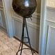 Atypical industrial furniture riveted sphere