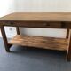 Drapery table, Mercerie, craft furniture early twentieth century