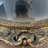 Oval frame portrait of a 19th century couple