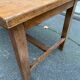 19th century solid oak farmhouse table, 140x80cm