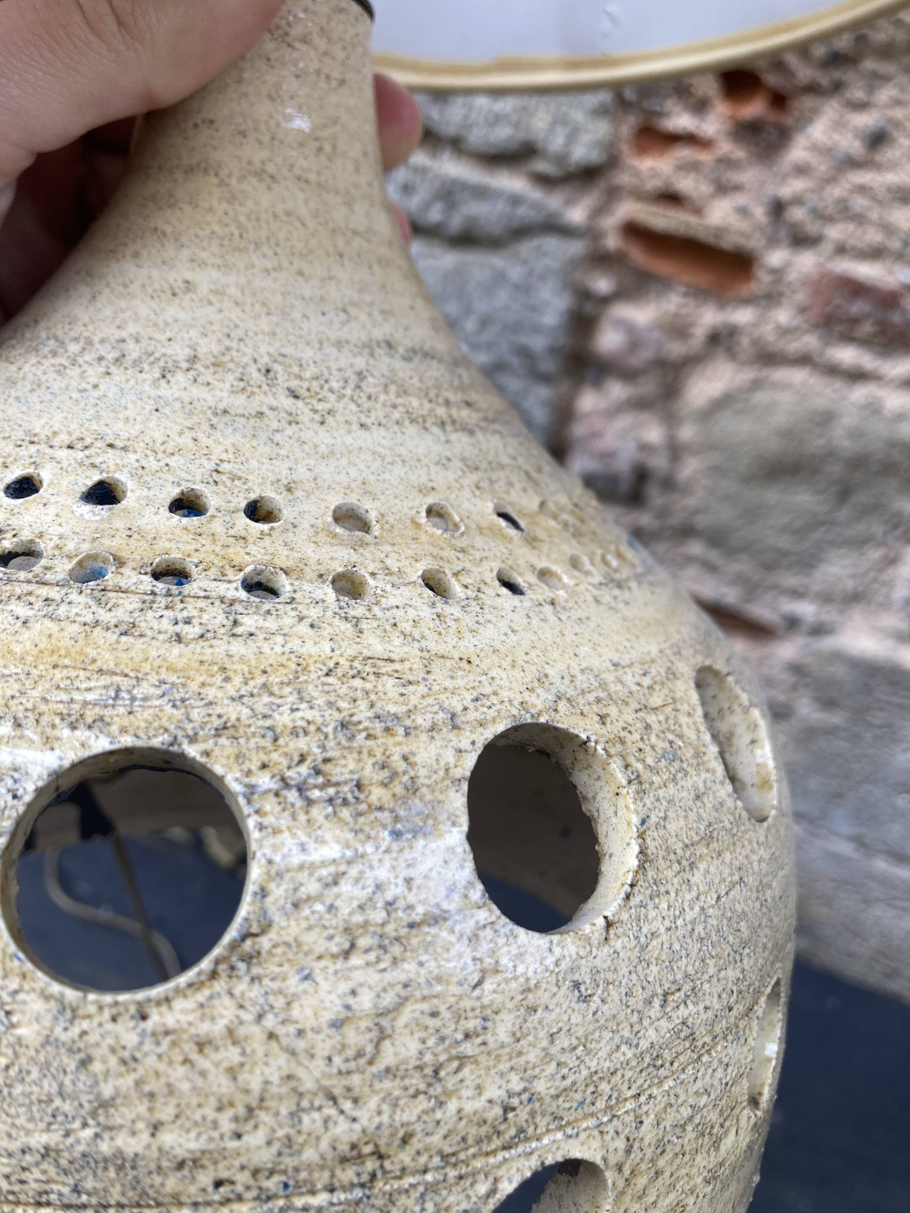 Handmade ceramic lamp