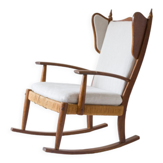 Vintage oak rocking chair