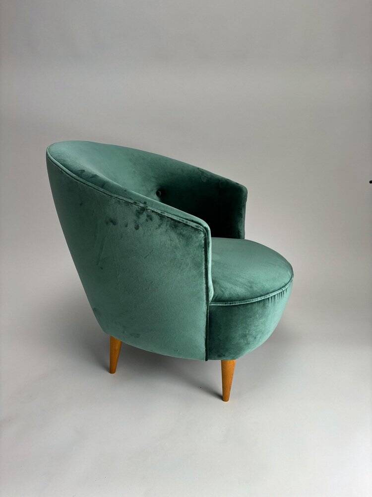 Paire de fauteuils dans le style de Federico Munari, Italie années 50