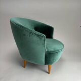 Paire de fauteuils dans le style de Federico Munari, Italie années 50