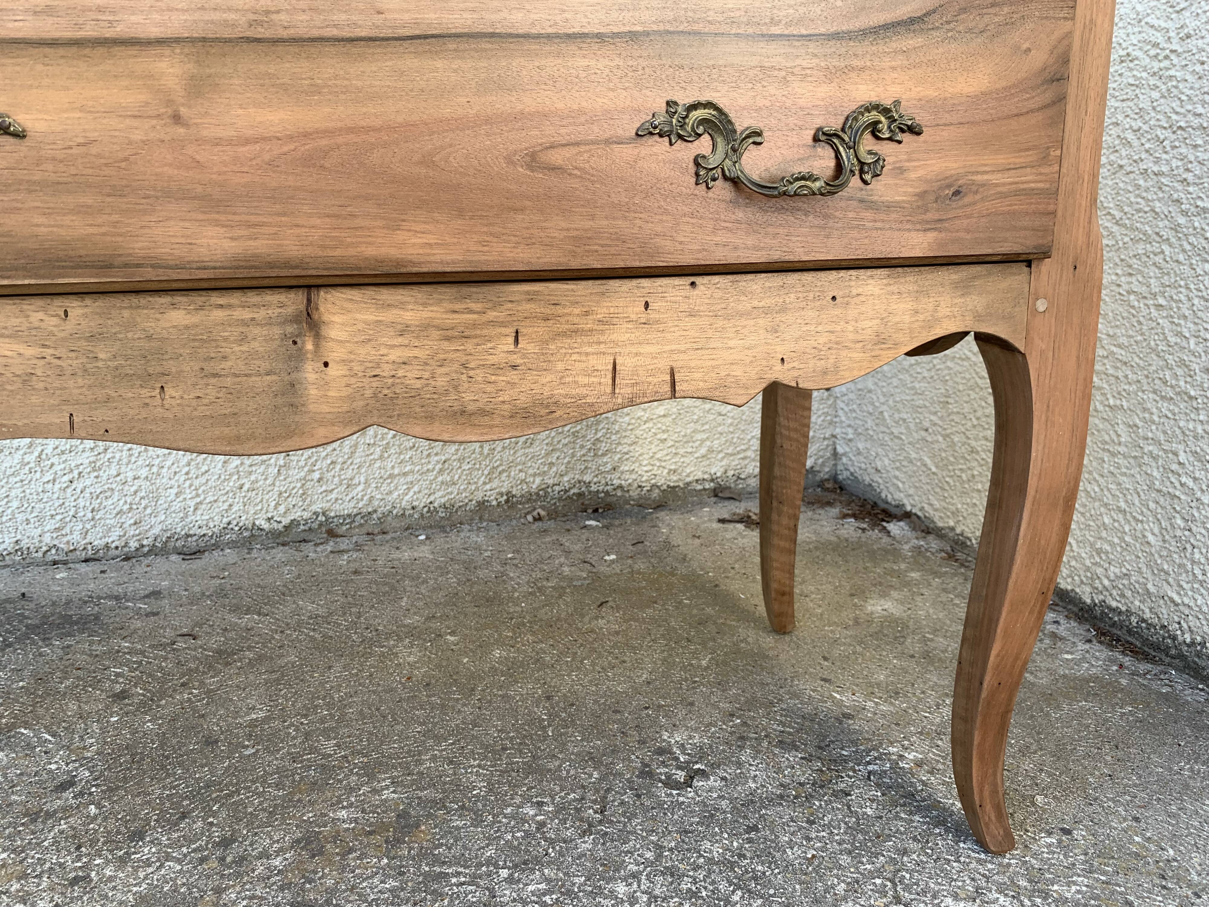Solid raw walnut jump cabinet