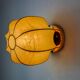 “Cocoon” wall lamp, resin and pine, Italy, 1970
