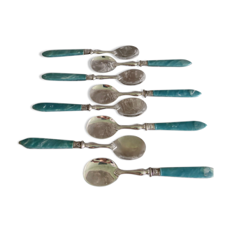 8 sorbet spoons