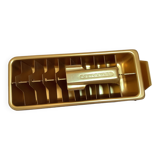 Old gold metal ice cube tray