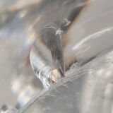 Vintage 1970s Vannes Crystal Vase - Sculptural Freeform Design