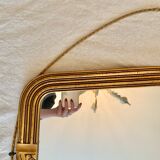 Golden art deco mirror