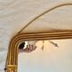 Golden art deco mirror
