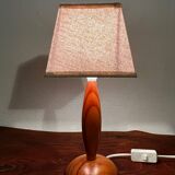 Small wooden foot lamp