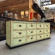 Workshop furniture from the early 20th century.