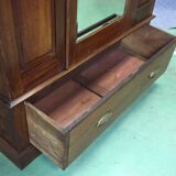 Mahogany english wardrobe