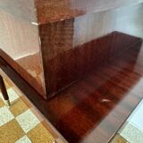 Scandinavian style varnished wood bedside tables from the 60s (X2)