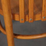 Set of 4 wooden chairs, 1960.