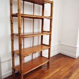 Large rattan shelf