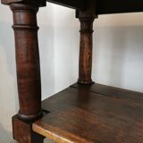 Draper table, oak wood console
