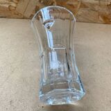 Antique Crystal D'Arques Vase With Diamond Made In France Vintage