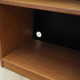 Oak bookcase, Danish design, 1970s, manufactured by ÆJM Møbler