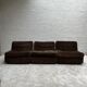 3 amantas in brown corduroy by Mario Belinni for B&B Italia