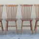 Series of 4 bistro chairs signed Baumann tacoma model 1950 vintage