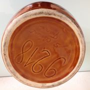 St Clement ceramic brown vase vintage 60-70s