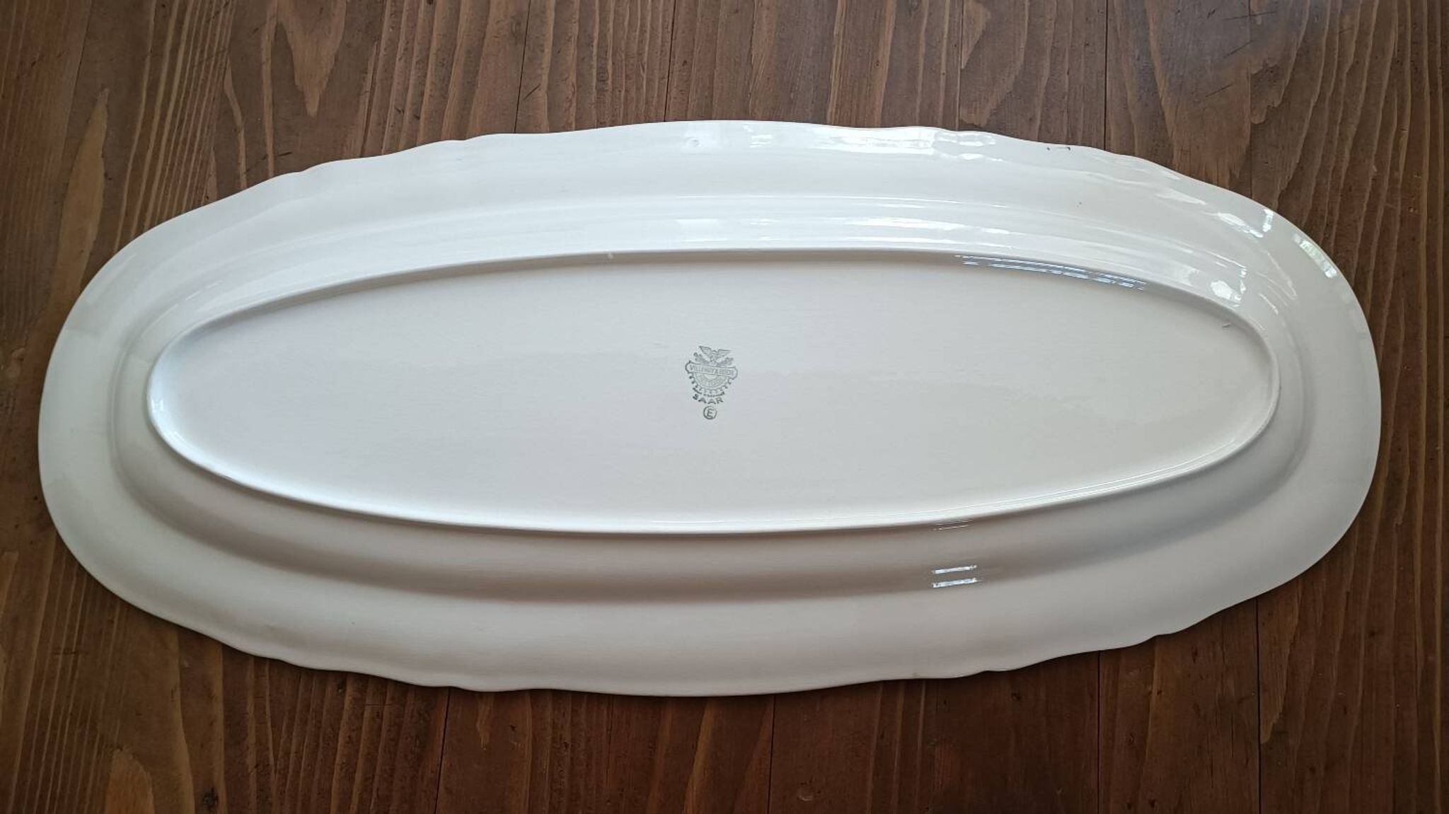 Grand plat ivoire Villeroy & Boch