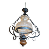 Rustic pendant light from 1965