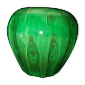 Vase céramique vert à effet de moire vers 1930