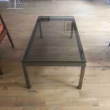 Table basse en laiton Guy Lefèvre