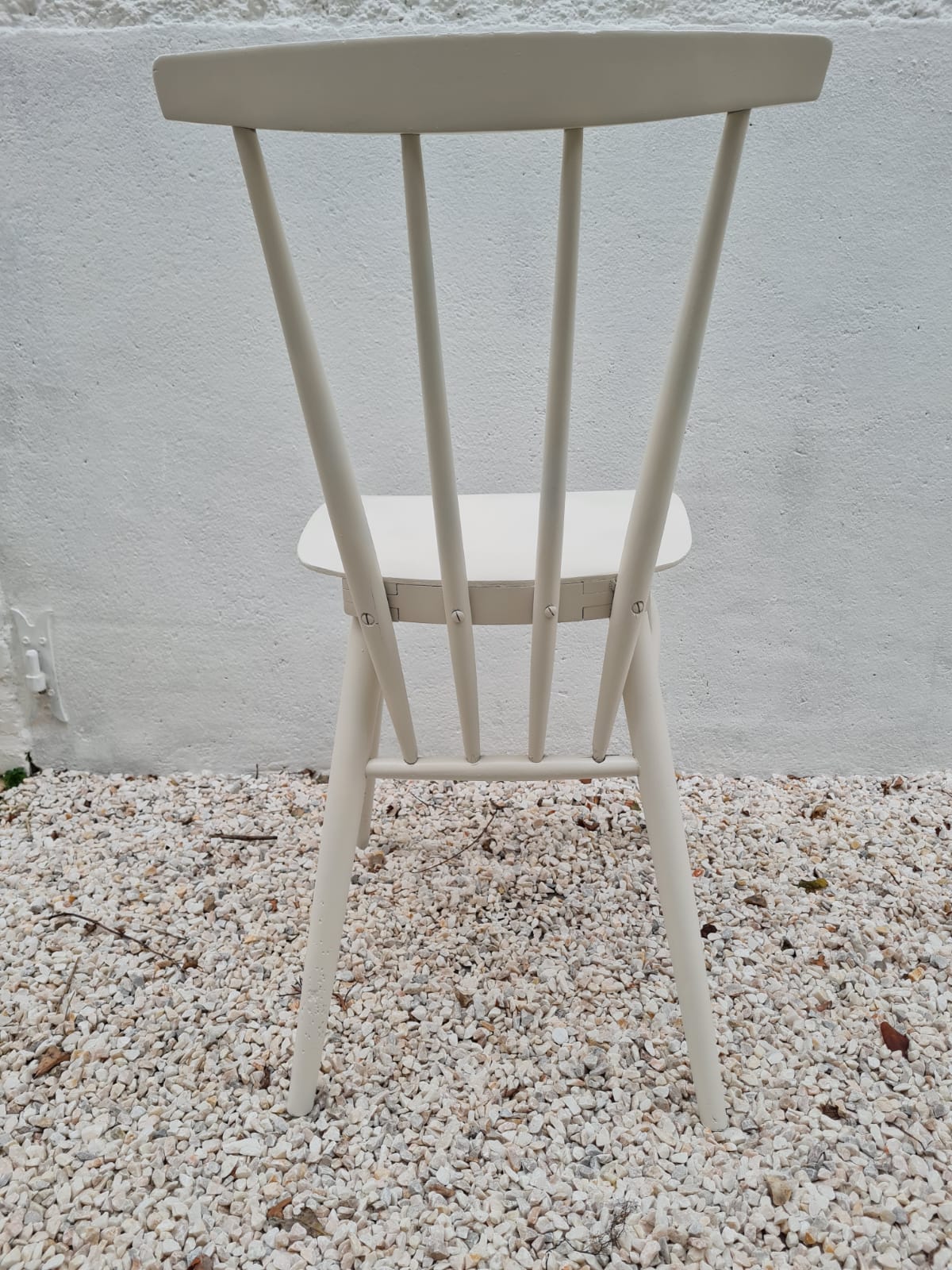 White bistro chair