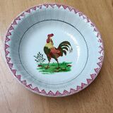 Plat de service, coq, Choisy-le-Roi