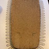 Vintage brass Deknudt mirror, Belgium 1960s