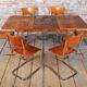 Bauhaus Folding Table in Oak by J. Halabala for Up Zavody, Czech, 1930s
