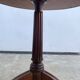 Late 19th century tripod pedestal table in wood marquetry