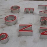 9 luminous industrial letters