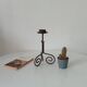 Antique wrought iron candlestick