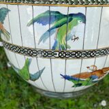 Ceramic pot cover decorations wigs cracks and lacks