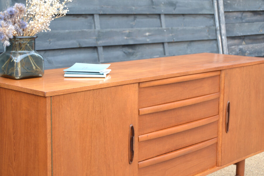English teak row, 138 cm