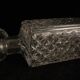 Whisky service including 1 carafe and 5 cups cut crystal mugs