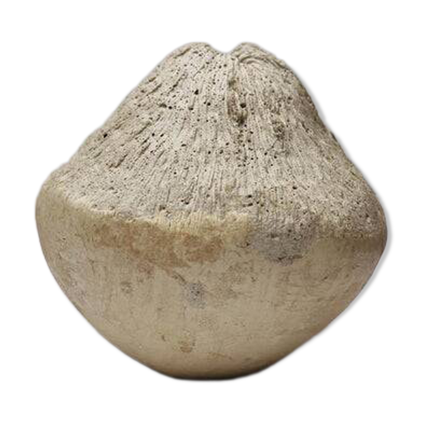 Pot artisanal Vulcano en ciment minéral