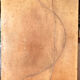 Table basse gainée de cuir