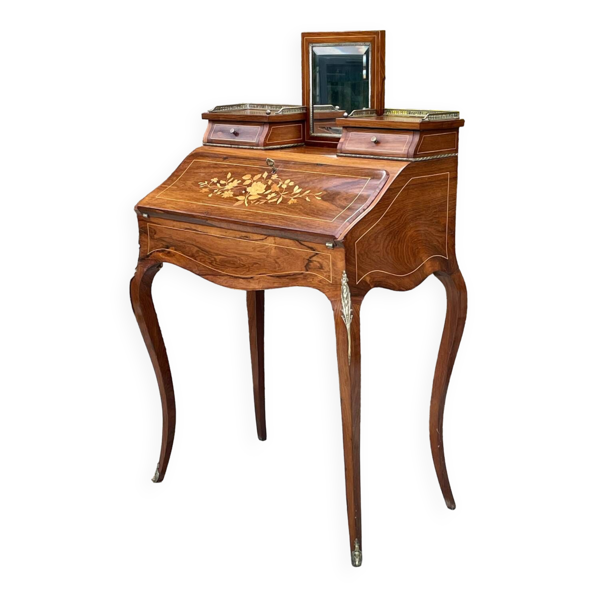Petit bureau de Dame de style Louis XV époque XIXeme siècle