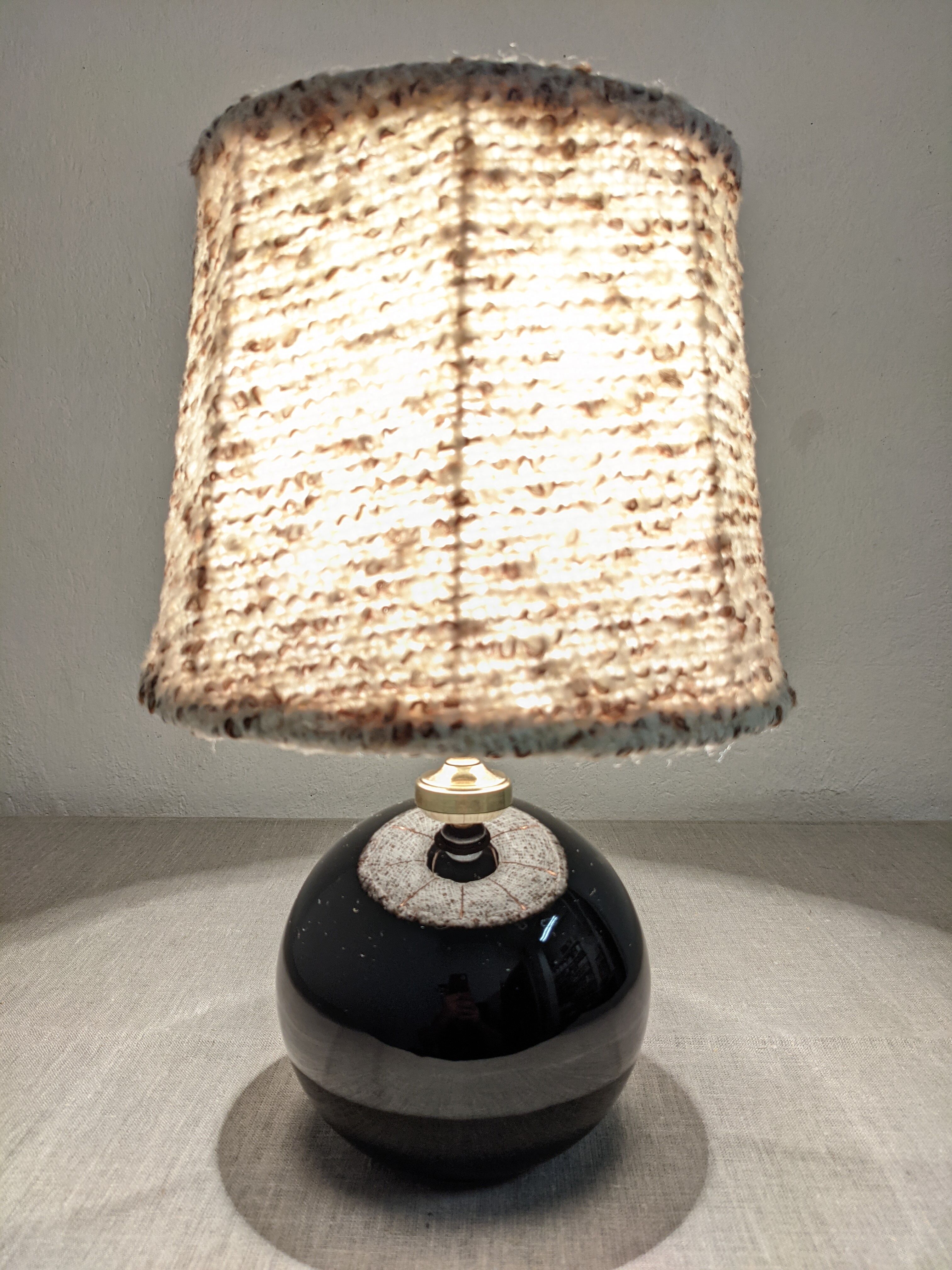 Vintage ball bedside lamp