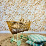 Vintage rattan pram for dolls