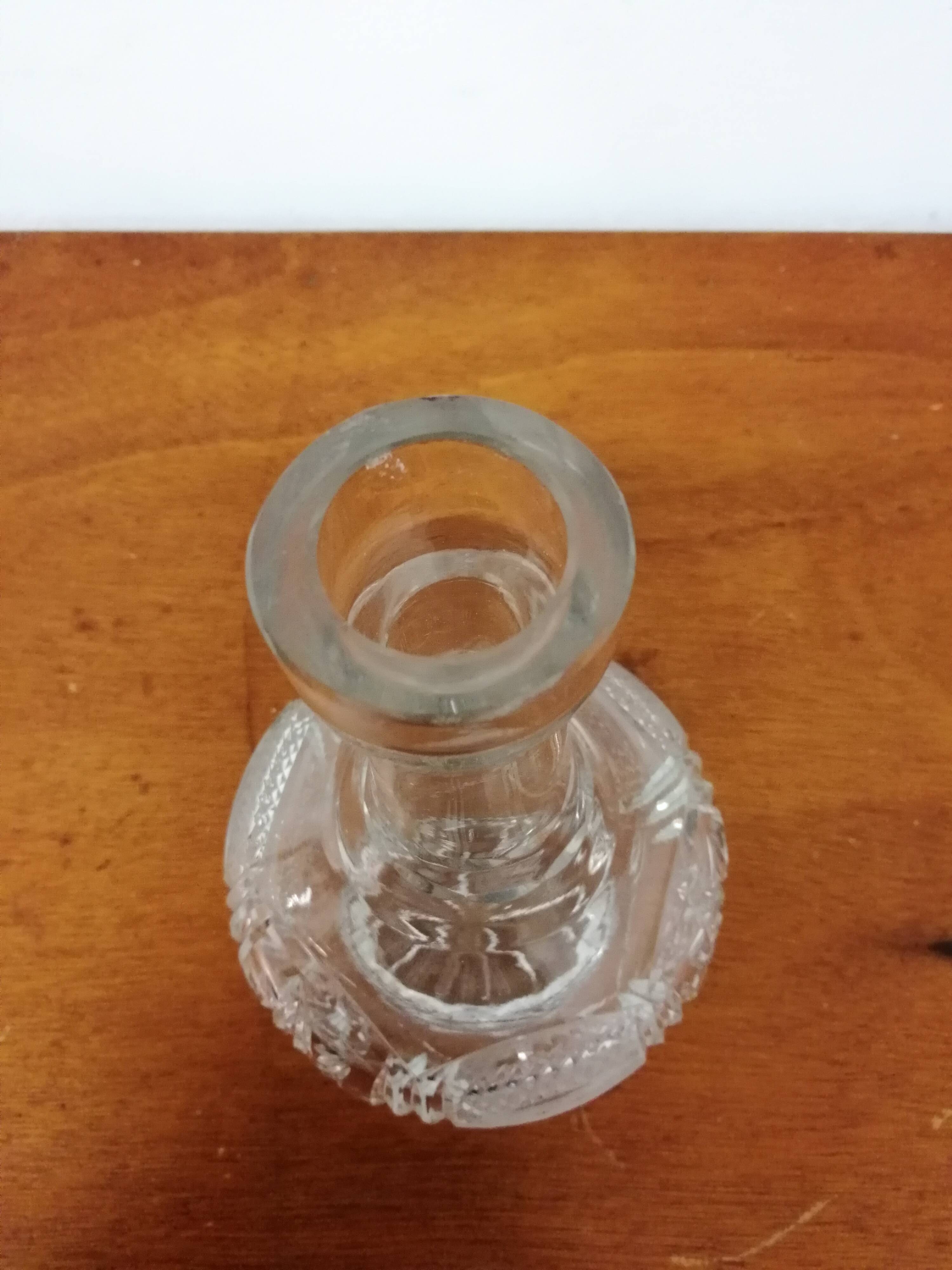Cut Crystal Liqueur Carafe