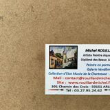 Original watercolor by Michel Rouillard signed