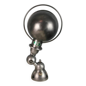 Jieldé graphite industrial wall lamp by Jean Louis Domecq